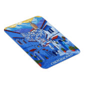 Magnet Flexible Voyage à Chefchaouen Maroc (Côté Droit)