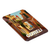 Magnet Flexible Voyage à Corfou en Grèce (Côté Droit)