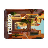Magnet Flexible Voyage à Corfou en Grèce (Horizontal)
