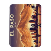 Magnet Flexible Voyage à El Paso Texas (Vertical)