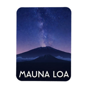 Magnet Flexible Voyage à Hawaii Mauna Loa