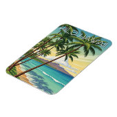 Magnet Flexible Voyage à Hilo Hawaii Vintage (Côté Gauche)