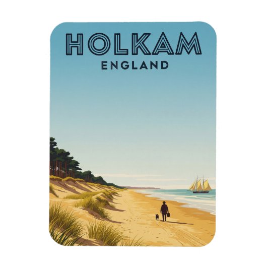 Magnet Flexible Voyage à Holkham Norfolk Angleterre (Vertical)