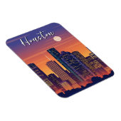 Magnet Flexible Voyage à Houston Texas (Côté Droit)