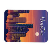 Magnet Flexible Voyage à Houston Texas (Horizontal)