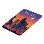Magnet Flexible Voyage à Houston Texas (Côté Gauche)
