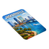 Magnet Flexible Voyage à Jacksonville Floride (Côté Droit)