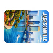 Magnet Flexible Voyage à Jacksonville Floride (Horizontal)