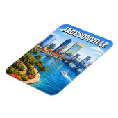 Magnet Flexible Voyage à Jacksonville Floride (Côté Gauche)