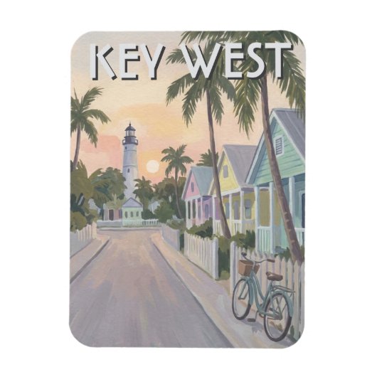 Magnet Flexible Voyage à Key West en Floride (Vertical)
