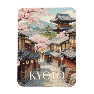 Magnet Flexible Voyage à Kyoto Gion Indigo Spring