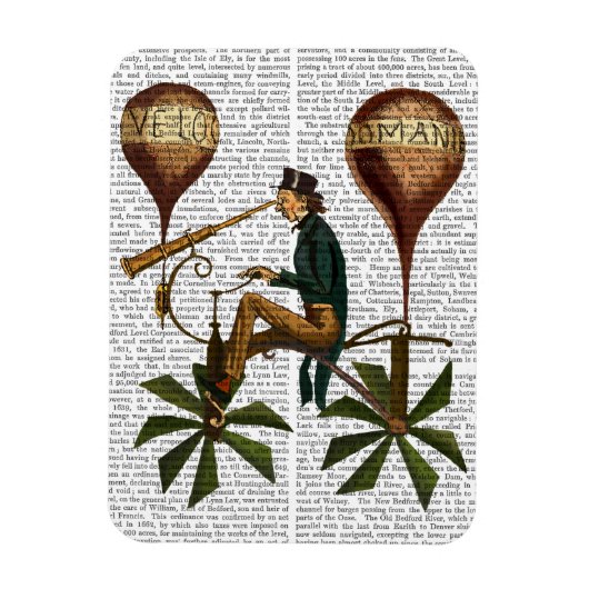 Magnet Flexible Voyage A La Lune Hot Air Balloon (Vertical)