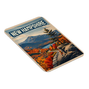 Magnet Flexible Voyage à l'automne au New Hampshire