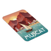 Magnet Flexible Voyage à Mascate Oman (Côté Droit)