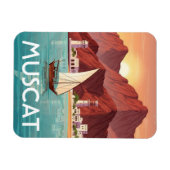 Magnet Flexible Voyage à Mascate Oman (Horizontal)