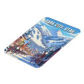 Magnet Flexible Voyage à Park City Utah (Côté Gauche)