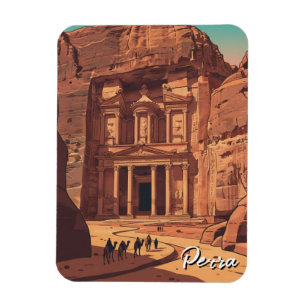 Magnet Flexible Voyage à Pétra en Jordanie