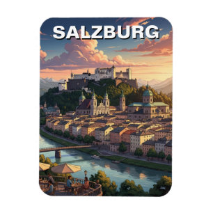 Magnet Flexible Voyage à Salzbourg en Autriche