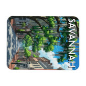 Magnet Flexible Voyage à Savannah Georgie (Horizontal)