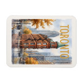 Magnet Flexible Voyage à Toronto Canada Vintage (Horizontal)