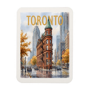 Magnet Flexible Voyage à Toronto Canada Vintage