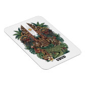 Magnet Flexible Voyage à Ubud Bali Indonésie (Côté Droit)