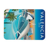 Magnet Flexible Voyage à Valence Espagne (Horizontal)
