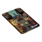 Magnet Flexible Voyage à Varsovie en Pologne (Côté Droit)