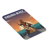 Magnet Flexible Voyage à Virginia Beach (Côté Droit)