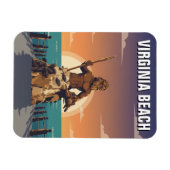 Magnet Flexible Voyage à Virginia Beach (Horizontal)