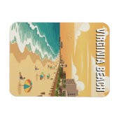 Magnet Flexible Voyage à Virginia Beach (Horizontal)
