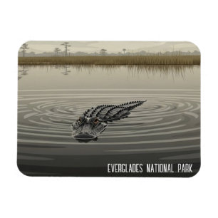 Magnet Flexible Voyage Alligator Everglades Floride
