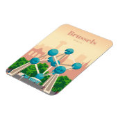 Magnet Flexible Voyage Art Voyage À Bruxelles (Côté Gauche)