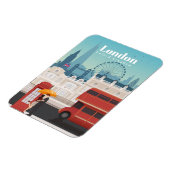 Magnet Flexible Voyage Art Voyage À Londres Angleterre (Côté Gauche)