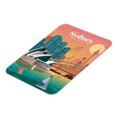 Magnet Flexible Voyage Art Voyage À Sydney Australie (Côté Gauche)