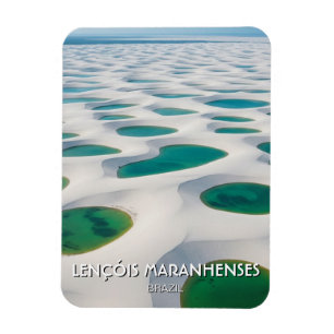 Magnet Flexible Voyage au Brésil Lençóis Maranhenses