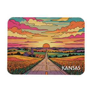 Magnet Flexible Voyage au Kansas