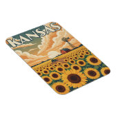 Magnet Flexible Voyage au Kansas (Côté Droit)