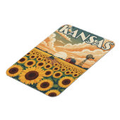 Magnet Flexible Voyage au Kansas (Côté Gauche)