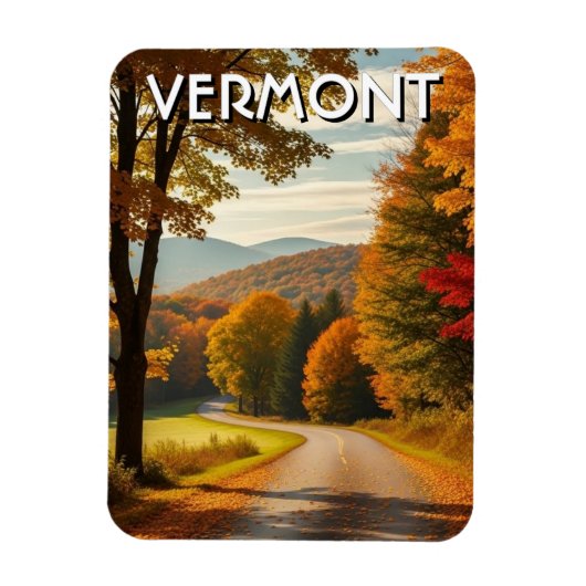 Magnet Flexible Voyage au Vermont (Vertical)