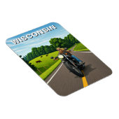 Magnet Flexible Voyage au Wisconsin (Côté Droit)