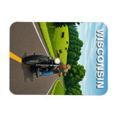Magnet Flexible Voyage au Wisconsin (Horizontal)