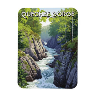 Magnet Flexible Voyage dans la gorge de Quechee au Vermont