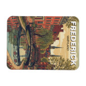 Magnet Flexible Voyage dans le quartier historique de Frederick da (Horizontal)