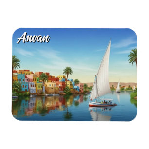 Magnet Flexible Voyage dans le village nubien d'Assouan en Égypte