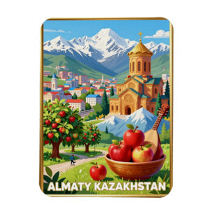 Magnet Flexible Voyage dans les montagnes Tian Shan d'Almaty