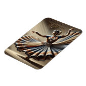 Magnet Flexible Voyage de danseuse indienne Kathak (Côté Gauche)