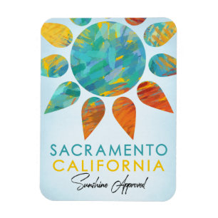 Magnet Flexible Voyage de soleil de Sacramento la Californie