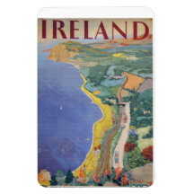 Voyage de vacances irlandais par CIE vintage 1950'