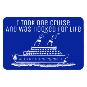 Magnet Flexible Voyage drôle de bateau de croisière accroché